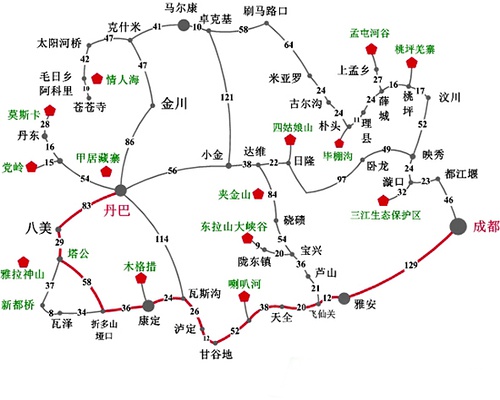 泸定到丹巴最新路况详解